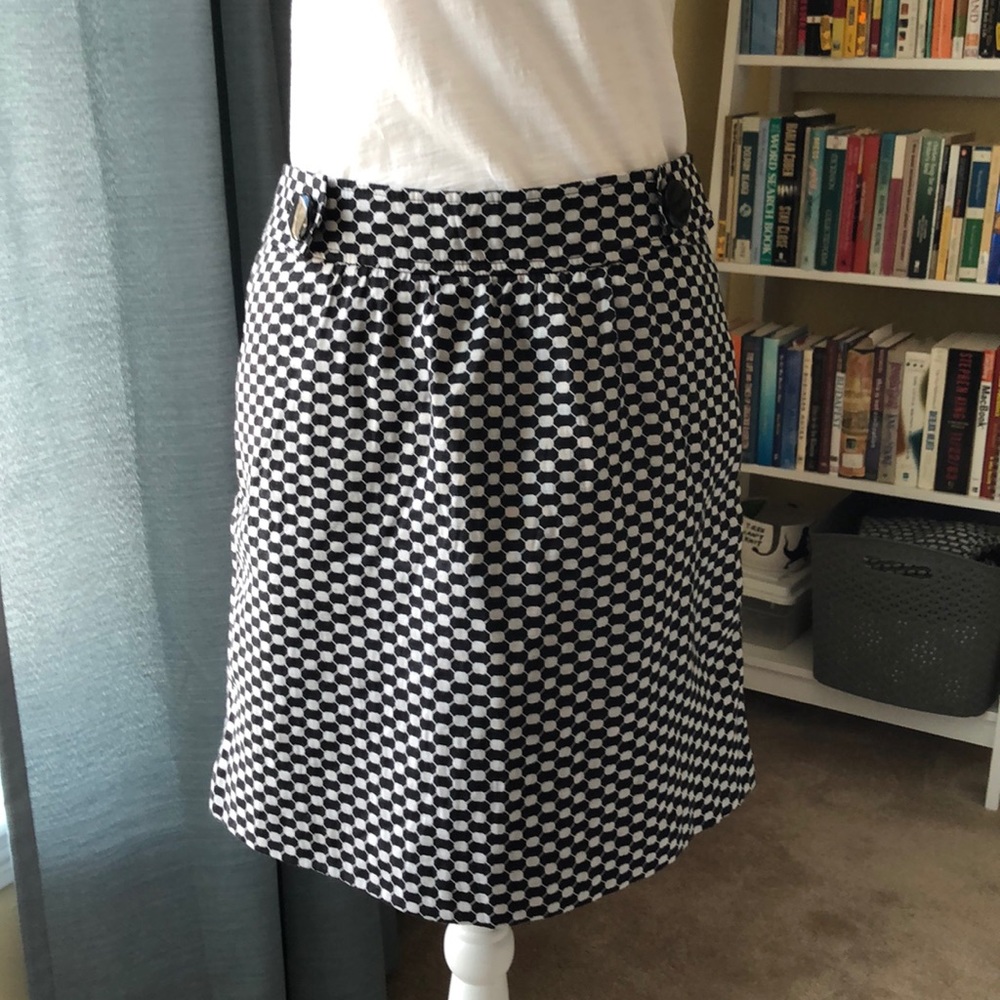 Banana Republic Geometric Print Skirt Size…
